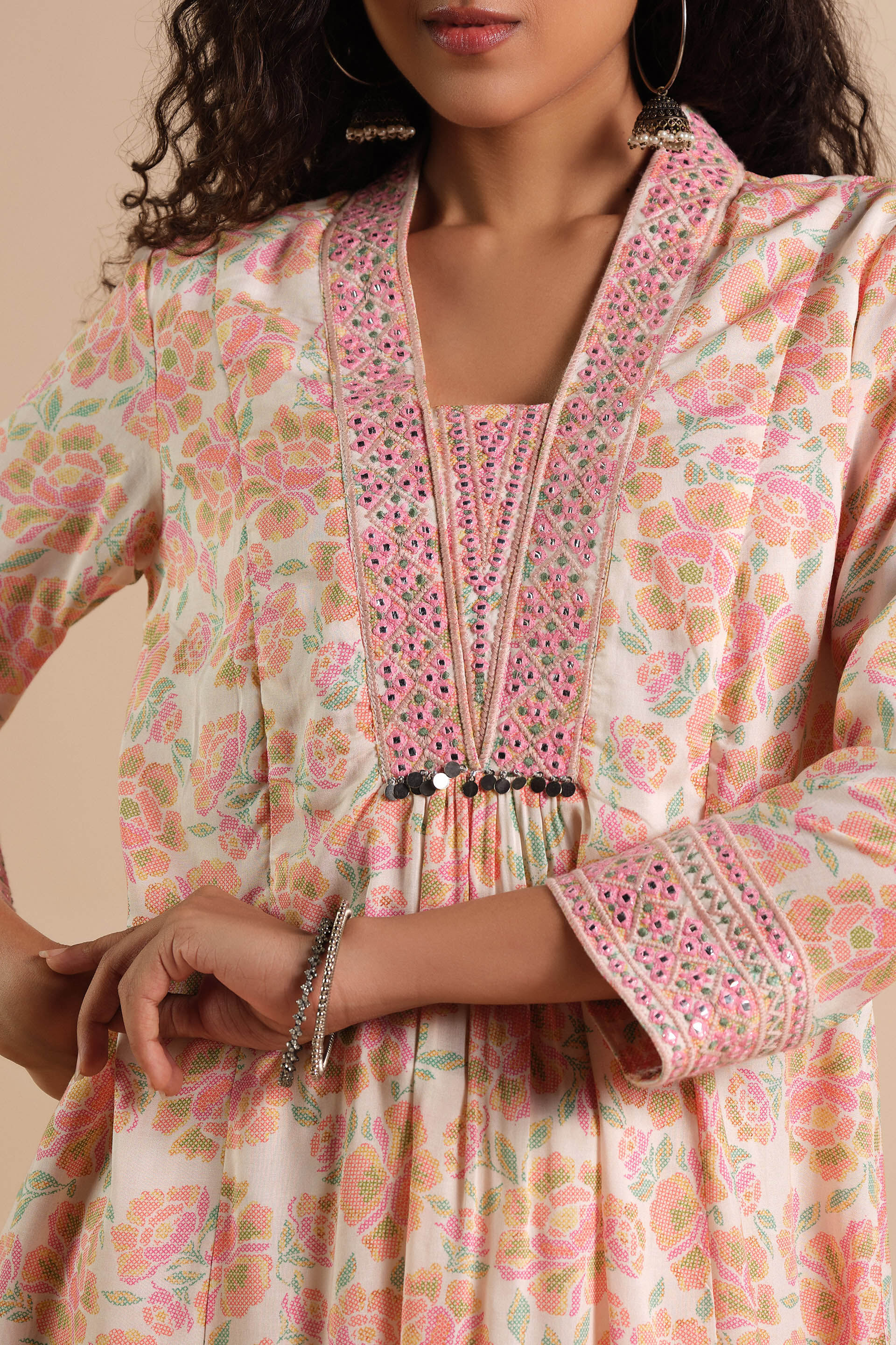 Gulbaro Kurta, Off White, image 4